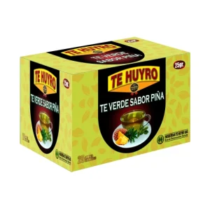 Té verde Sabor Piña Caja Chica 25 unidades